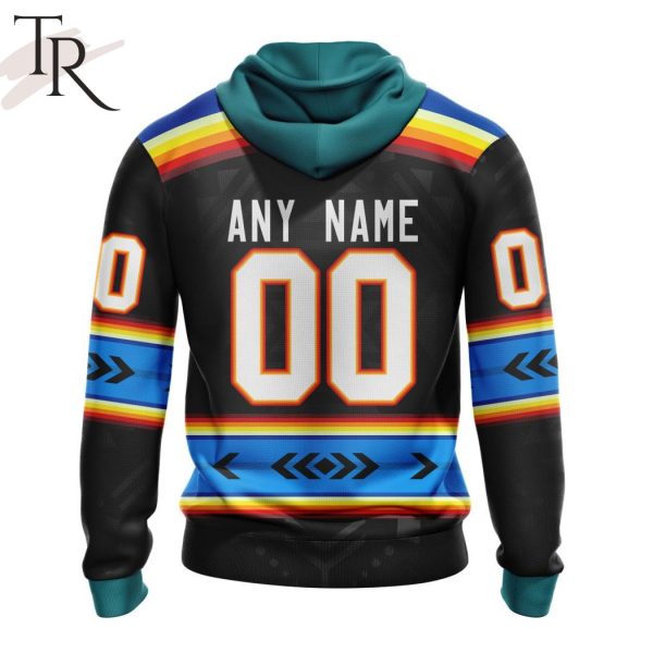 NHL San Jose Sharks Special Native Heritage Design Hoodie