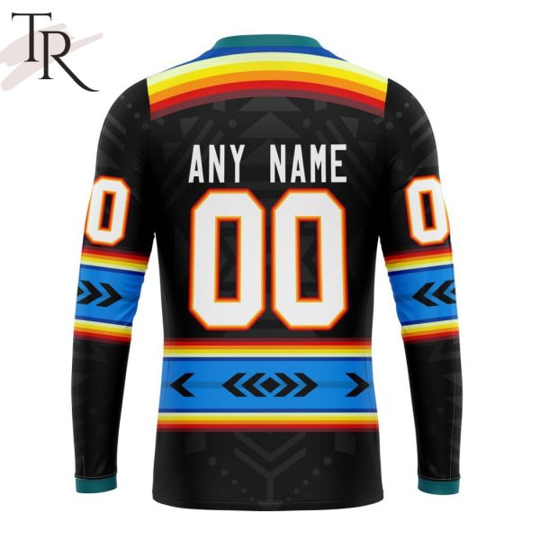 NHL San Jose Sharks Special Native Heritage Design Hoodie