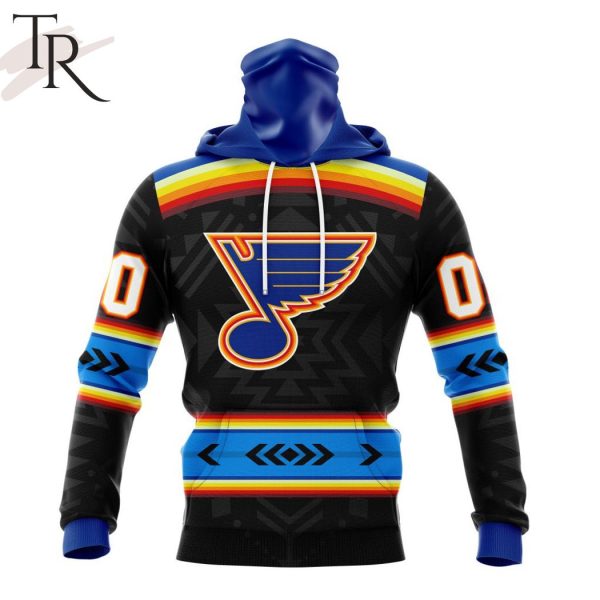 NHL St. Louis Blues Special Native Heritage Design Hoodie