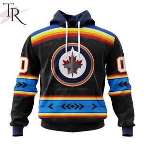 NHL Winnipeg Jets Special Native Heritage Design Hoodie