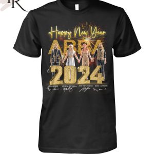 Happy New Years 2024 ABBA Signature T-Shirt