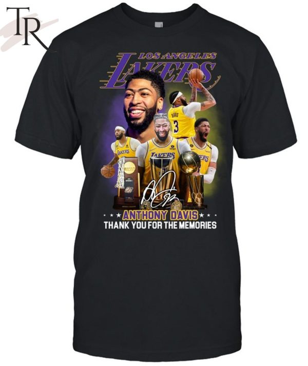 Los Angeles Lakers Anthony Davis Thank You For The Memories T-Shirt