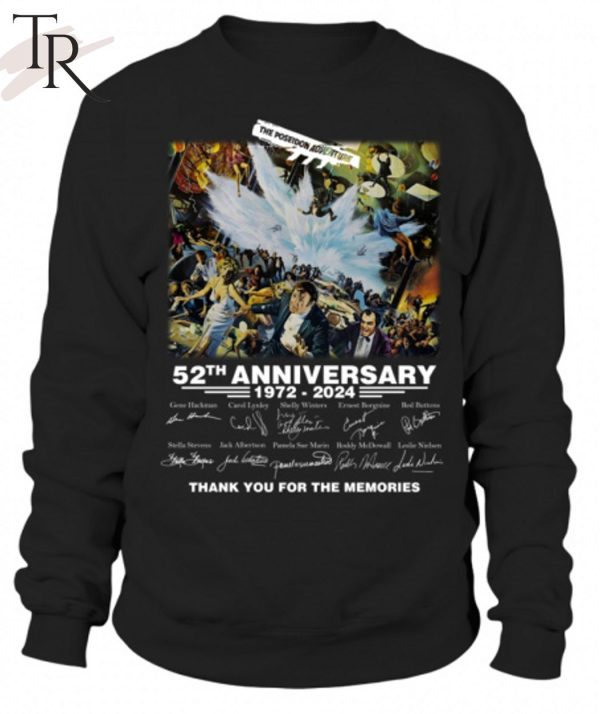 The Poseidon Adventure 52th Anniversary 1972 – 2024 Thank You For The Memories T-Shirt