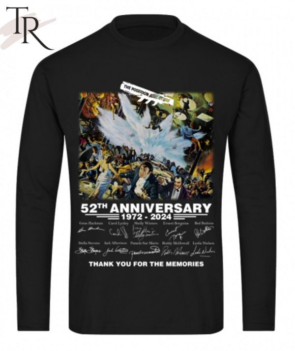 The Poseidon Adventure 52th Anniversary 1972 – 2024 Thank You For The Memories T-Shirt
