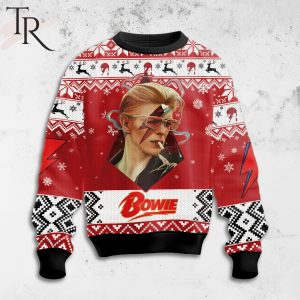 David Bowie Face Ugly Sweater