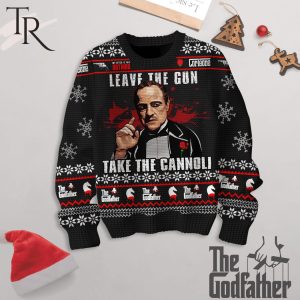 Leave The Gun Take The Cannoli The Godfather Ugly Sweater