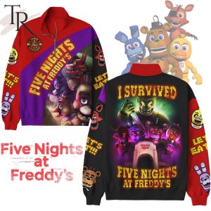 I Servived Five Nights At Freddy’s Half Zip Sweatshirt
