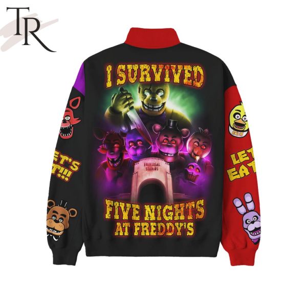 I Servived Five Nights At Freddy’s Half Zip Sweatshirt