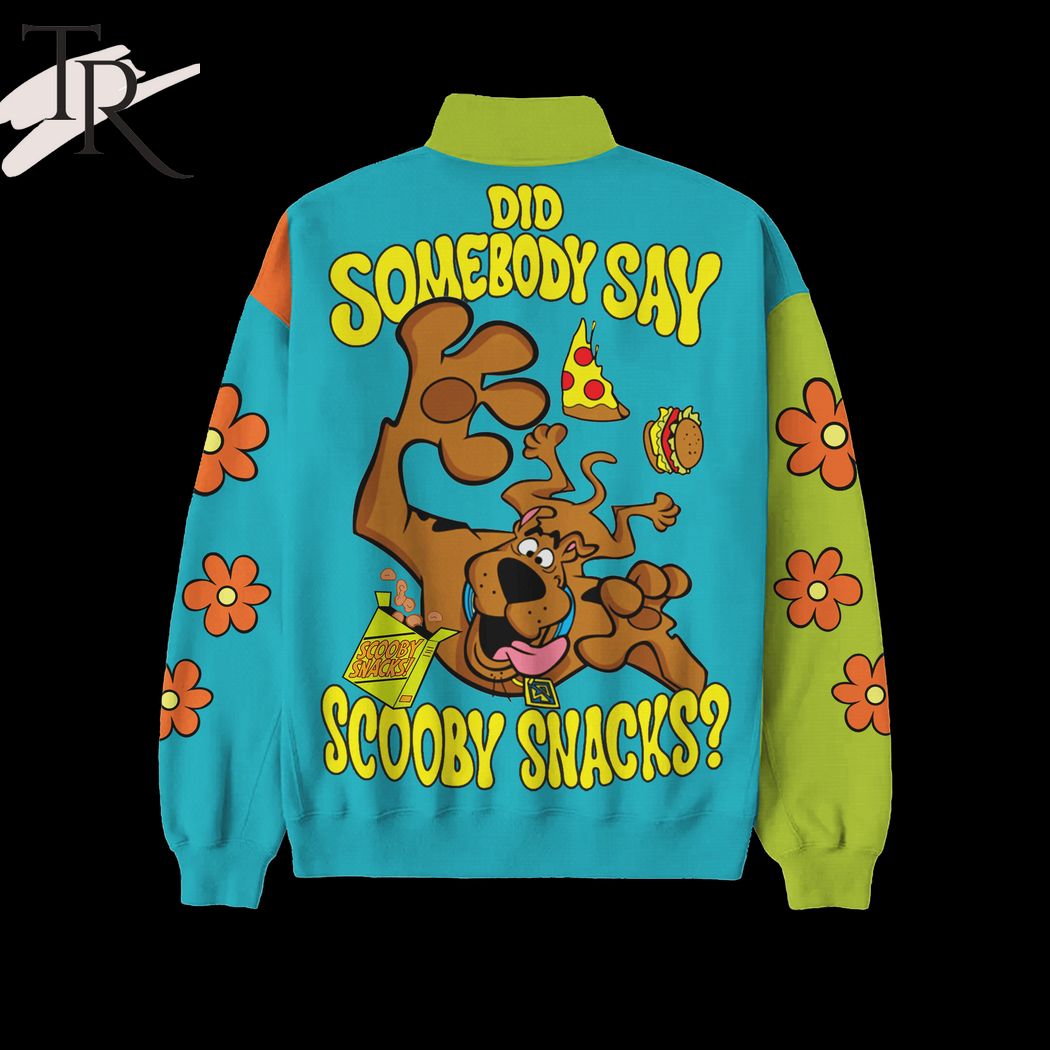 Scooby-Doo Did Somebody Say Scooby Snacks Half Zip Sweatshirt