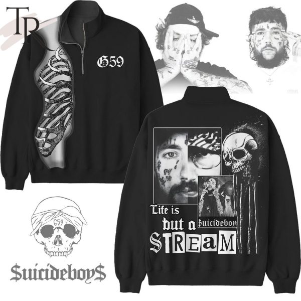 Suicideboys G59 Life Is But A Stream Half Zip Sweatshirt