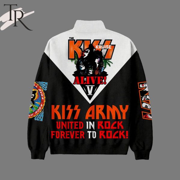 The Kiss Kruise Alive V Kiss Army United In Rock Forever To Rock Half Zip Sweatshirt