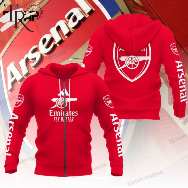 Arsenal 23 24 European Presentation Hoodie – Red