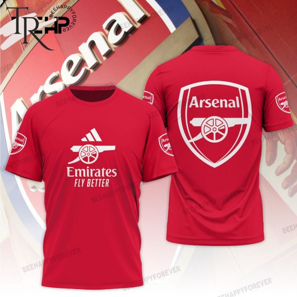 Arsenal 23 24 European Presentation Hoodie – Red