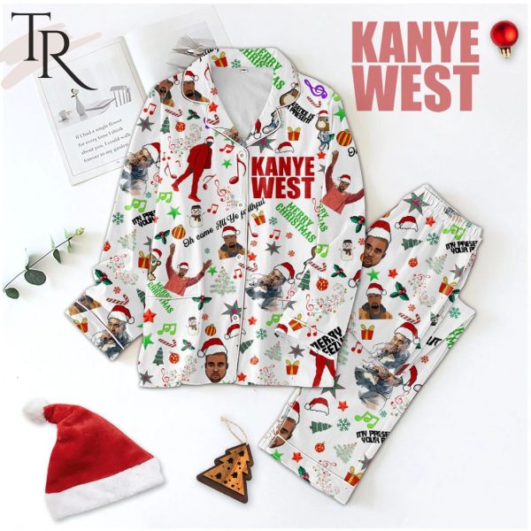 Kanye West Oh come All Ye Faithful Christmas Pajamas Set