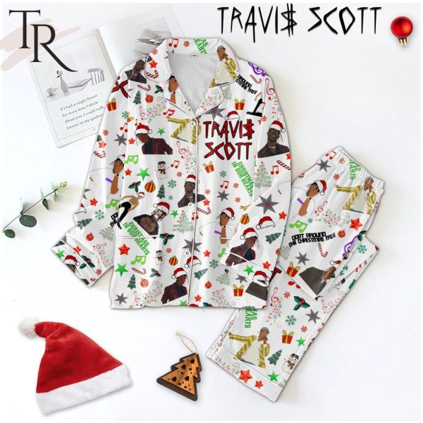 Travis Scott Christmas In Our Hearts Pajamas Set