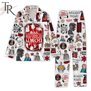 Welcome To The Upside Down 1983 Stranger Things Pajamas Set