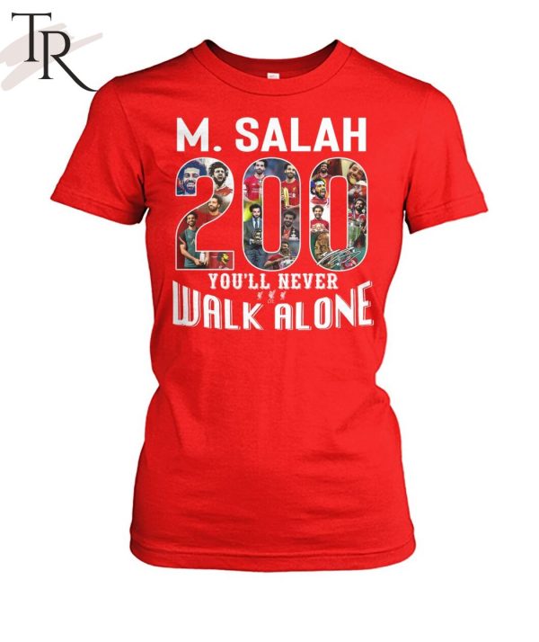 M. Salah 200 Goal You’ll Never Walk Alone T-Shirt