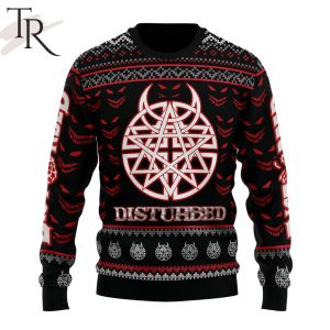 Disturbed Happy Fucking Holidays Ugly Sweater