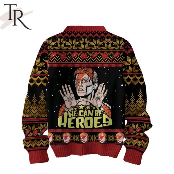 We Can Be Heroes David Bowie Ugly Sweater