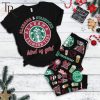 All I Want Is Peace Love Starbucks Pajamas Set