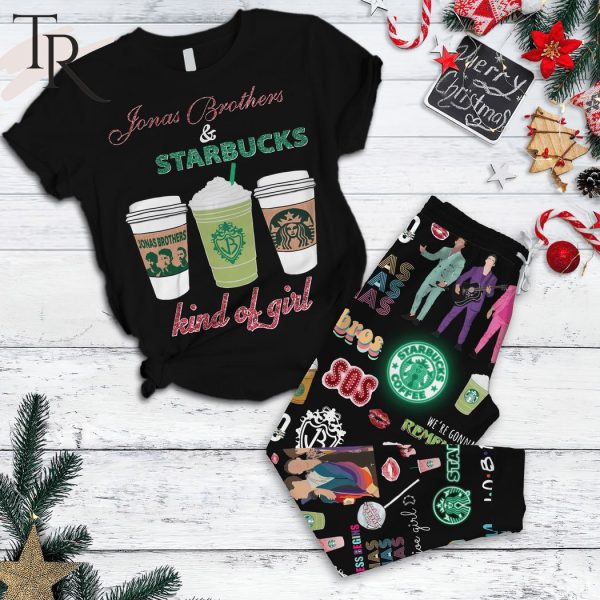 Jonas Brother & Starbucks Kind Of Girl Pajamas Set