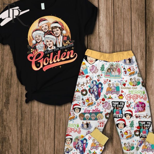Make The Holiday Golden Pajamas Set