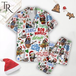 Bob Marley – White Christmas Pajamas Set