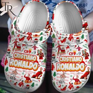 Cristiano Ronaldo Merry Christmas To Siuuu Crocs