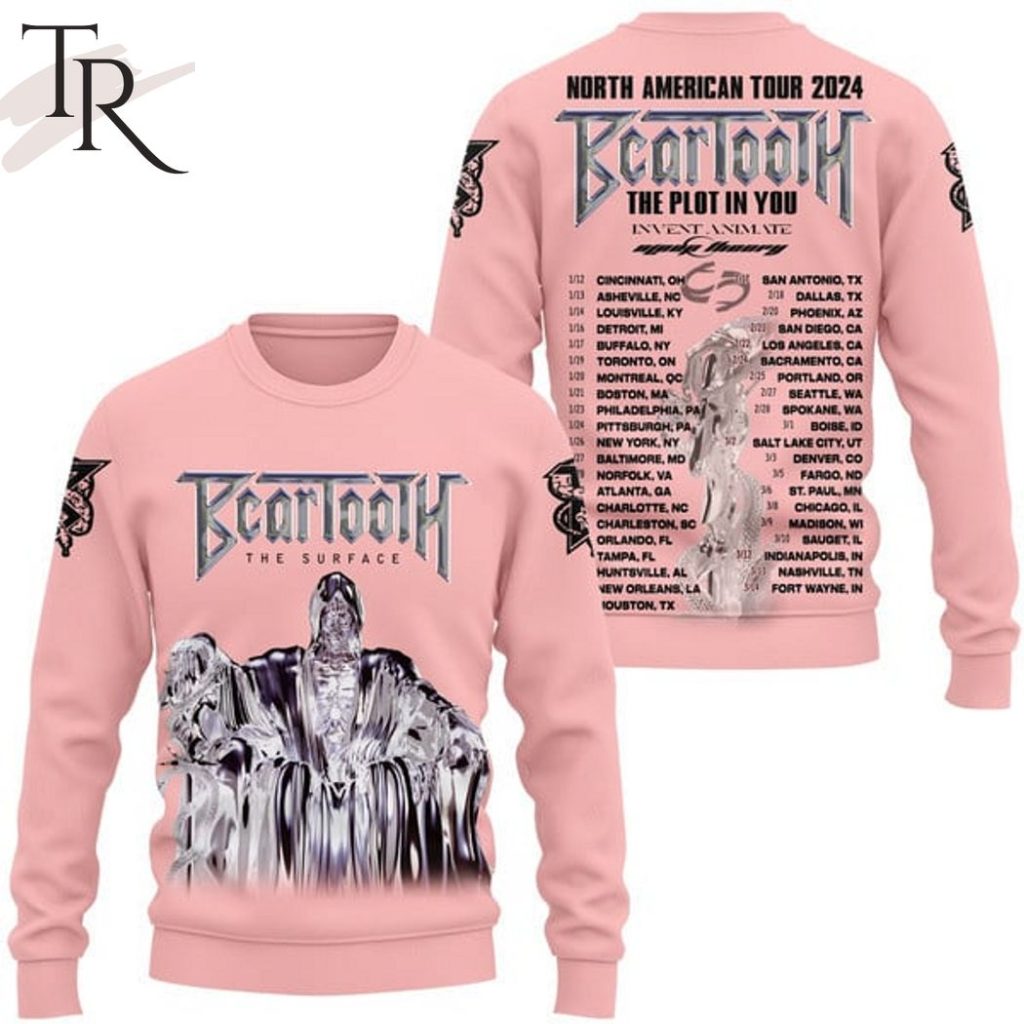 Beartooth The Surface North American Tour 2024 Ugly Sweater Torunstyle