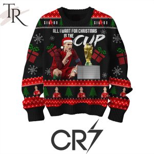 Cristiano Ronaldo All I Want For Christmas Is The Cup Ugly Sweater