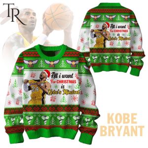 Kobe Bryant All I Want For Christmas Is Kobe’s Mindset Ugly Sweater