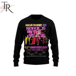Magic Summer 2024 New Kids On The Block 40th Anniverasry Thank You For The Memories Ugly Sweater