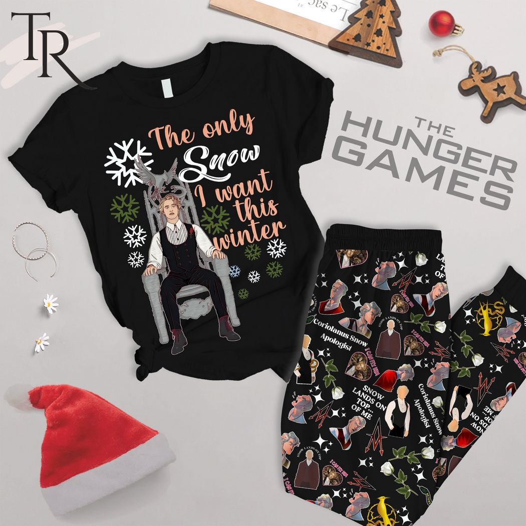 The Hunger Games The Only Snow I Want This Winter Pajamas Set - Torunstyle
