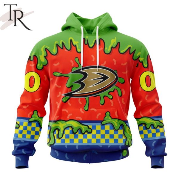 NHL Anaheim Ducks Special Nickelodeon Design Hoodie