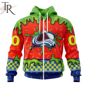NHL Colorado Avalanche Special Nickelodeon Design Hoodie