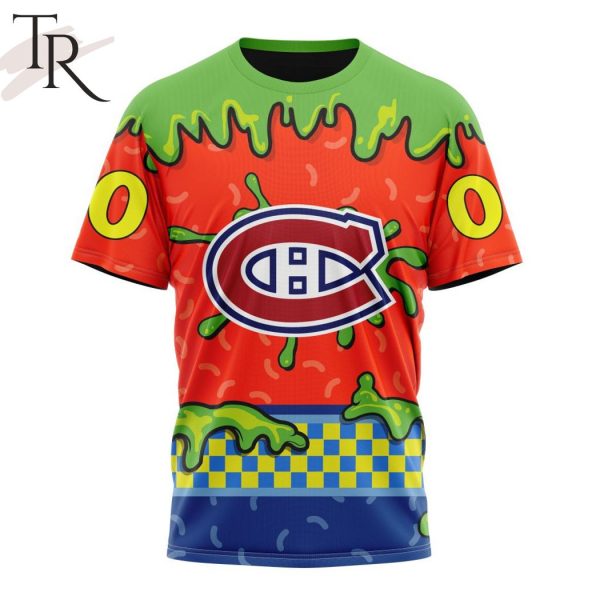 NHL Montreal Canadiens Special Nickelodeon Design Hoodie