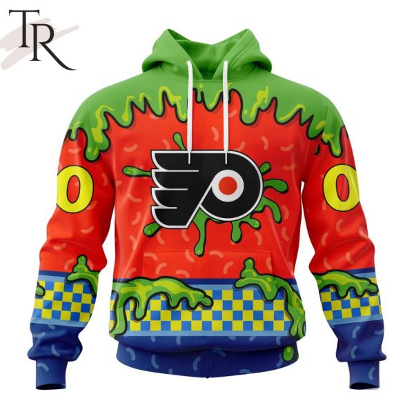 NHL Philadelphia Flyers Special Nickelodeon Design Hoodie