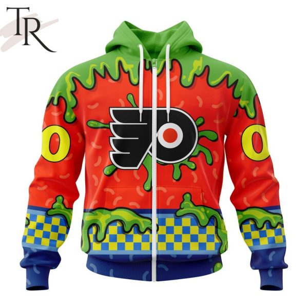 NHL Philadelphia Flyers Special Nickelodeon Design Hoodie