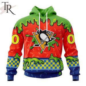 NHL Pittsburgh Penguins Special Nickelodeon Design Hoodie