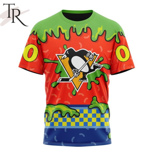 NHL Pittsburgh Penguins Special Nickelodeon Design Hoodie