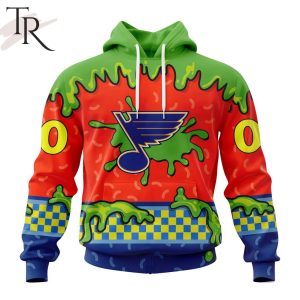 NHL St. Louis Blues Special Nickelodeon Design Hoodie