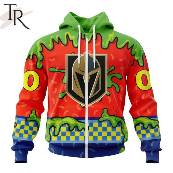 NHL Vegas Golden Knights Special Nickelodeon Design Hoodie