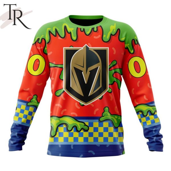 NHL Vegas Golden Knights Special Nickelodeon Design Hoodie