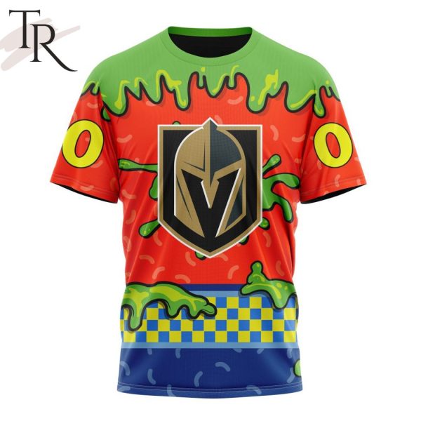 NHL Vegas Golden Knights Special Nickelodeon Design Hoodie