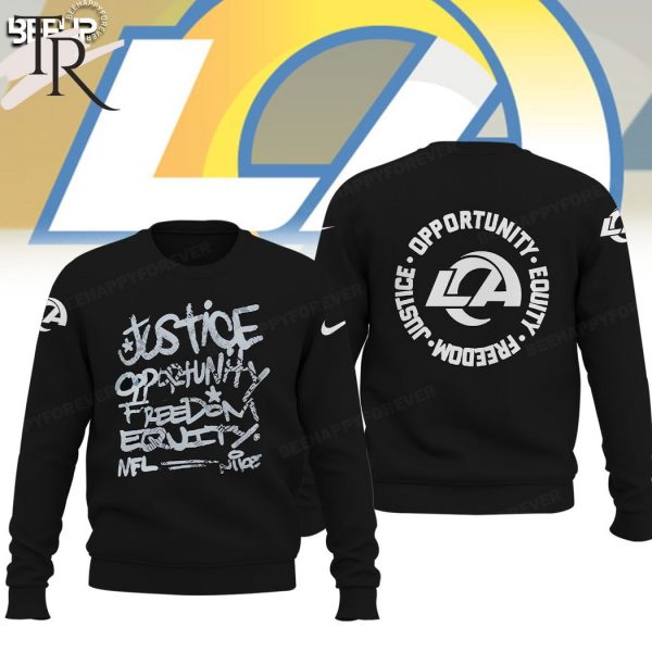 NFL Los Angeles Rams Justice Opportunity Equity Freedom Hoodie