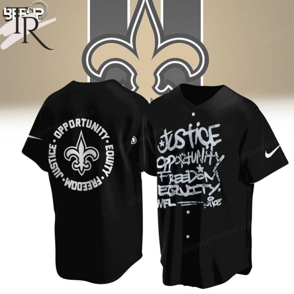 NFL New Orleans Saints Justice Opportunity Equity Freedom Hoodie