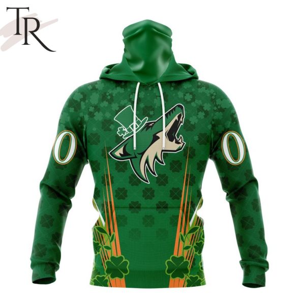 Personalized NHL Arizona Coyotes Full Green Design For St. Patrick’s Day Hoodie