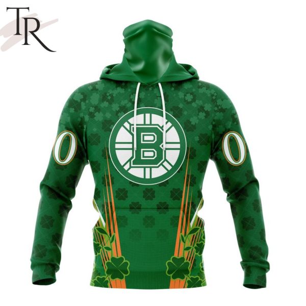 Personalized NHL Boston Bruins Full Green Design For St. Patrick’s Day Hoodie