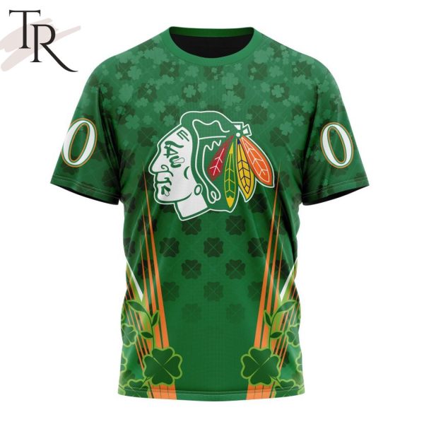 Green best sale blackhawks shirt