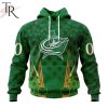 Personalized NHL Colorado Avalanche Full Green Design For St. Patrick’s Day Hoodie